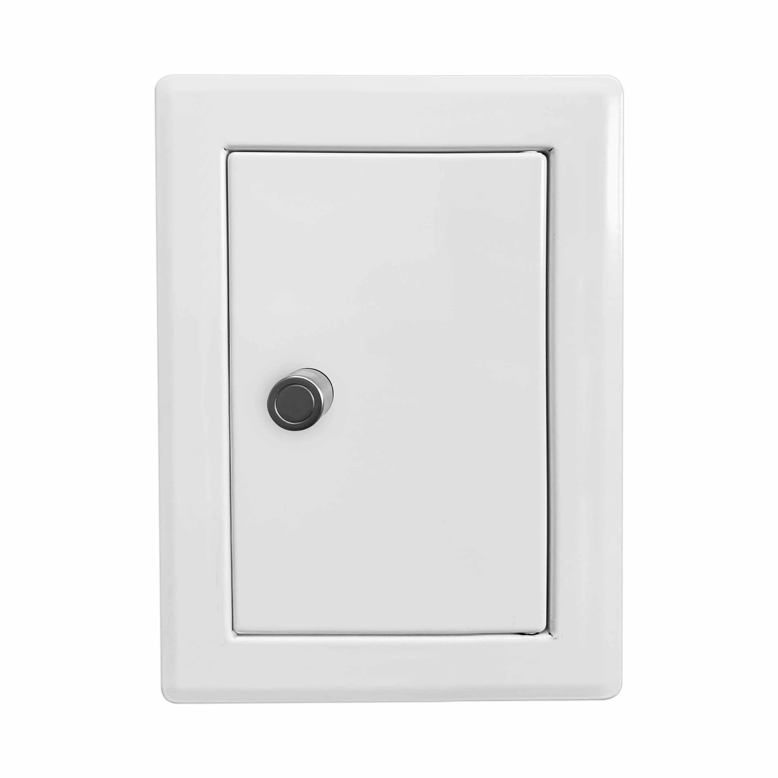 SONDER-Einwurftüre metall weiß-RAL 9016 240x350 mm