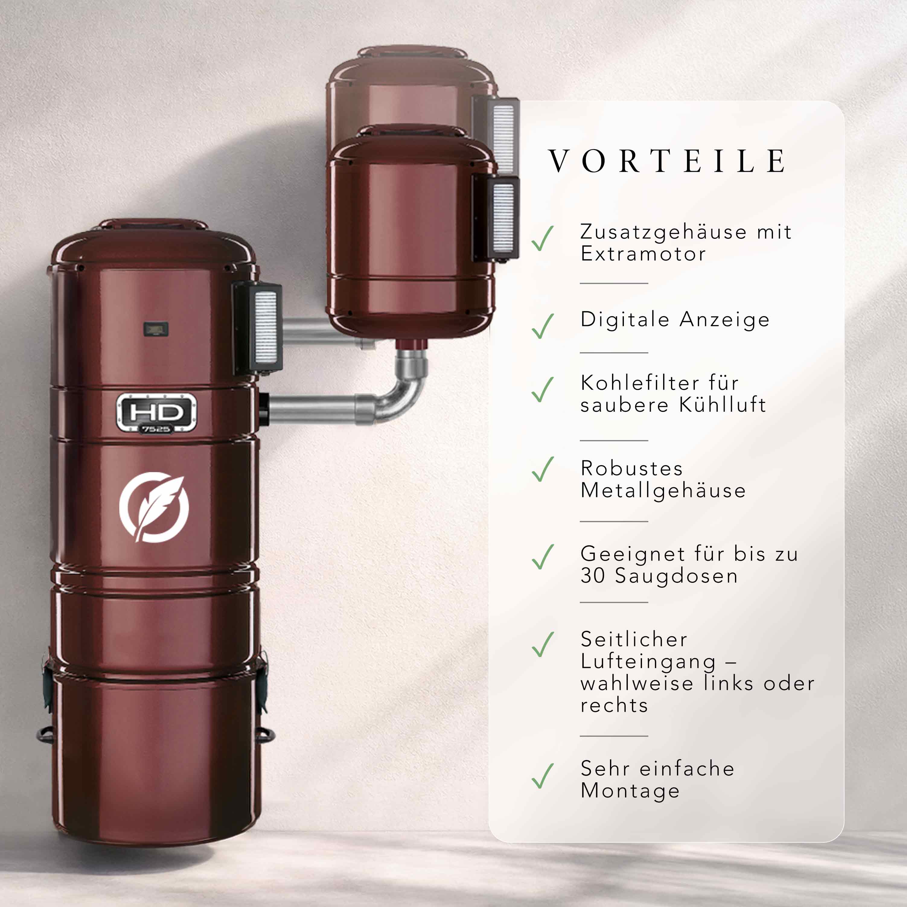 Gerät HD7525 - 2 Motoren - 4 Turbinen