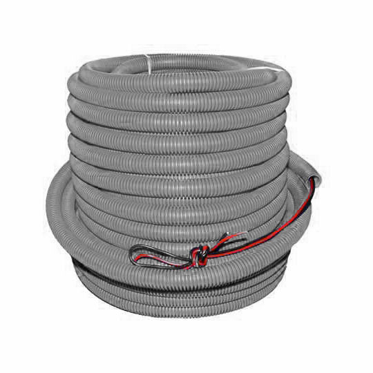 Kabel im Schutzschlauch eingezogen (50 oder 25 lfm)